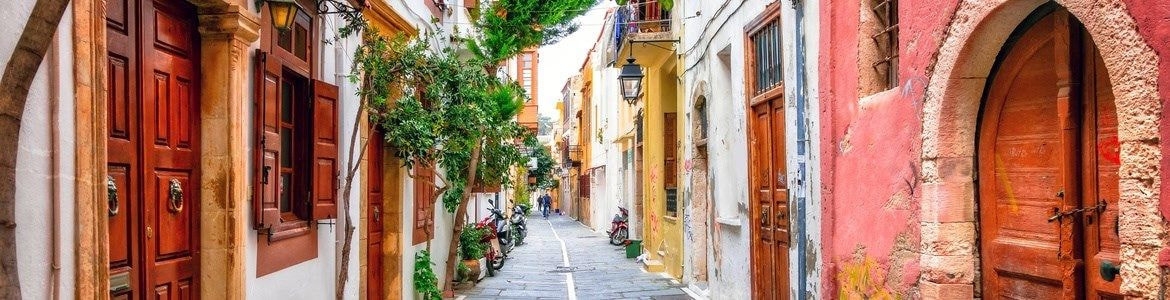 billig hyrbil på Kreta – Heraklions gator