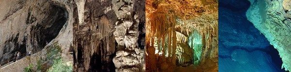 Cuevas (grotte) de Artá, Cuevas del Hams, Cuevas de Génova, Cuevas del Campanet