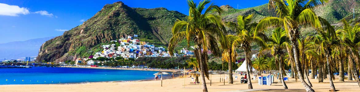 Teresitas beach Santa Cruz de Tenerife Canary Islands