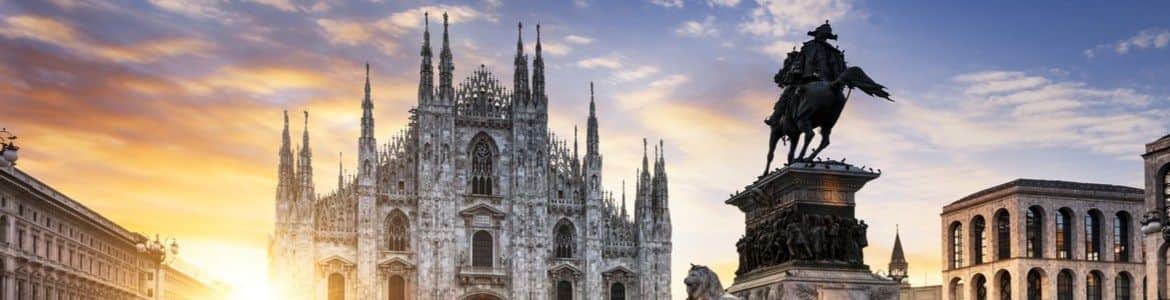 Hyr bil Milano, Italien
