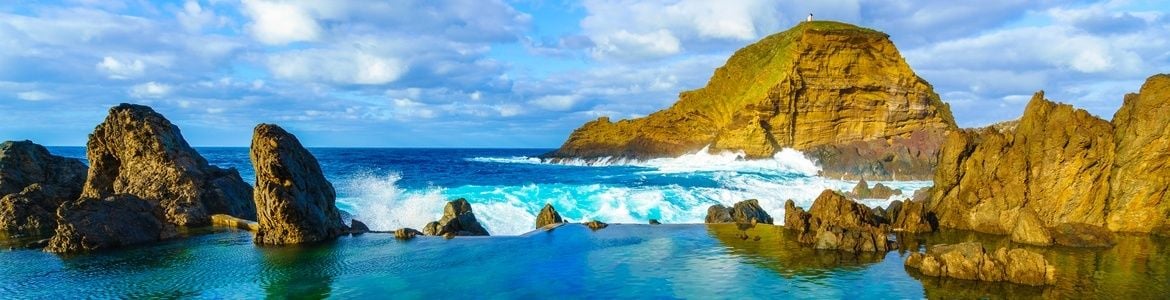 Natürliche Pools Porto Moniz Madeira Autovermietung