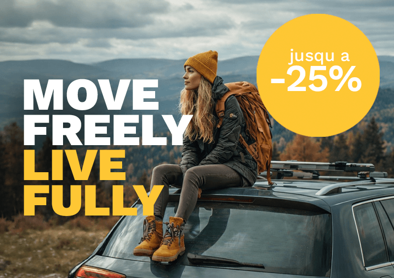 Jusqu'à -25% ✨ Move freely live fully!✨
