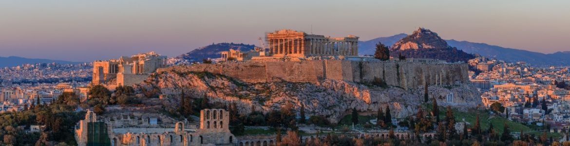 L'Acropoli al tramonto, Atene