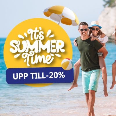  Upp till -20% ⛱️ 3, 2, 1... Sommar 