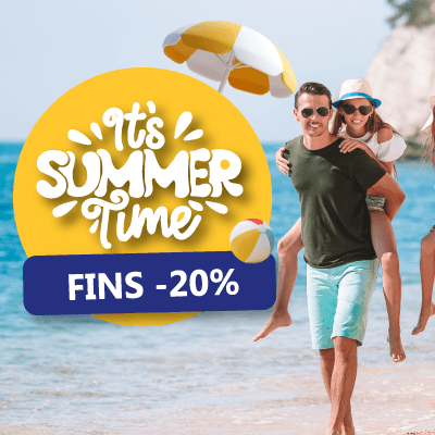 Fins a -20% ⛱️ 3, 2, 1... Estiu 