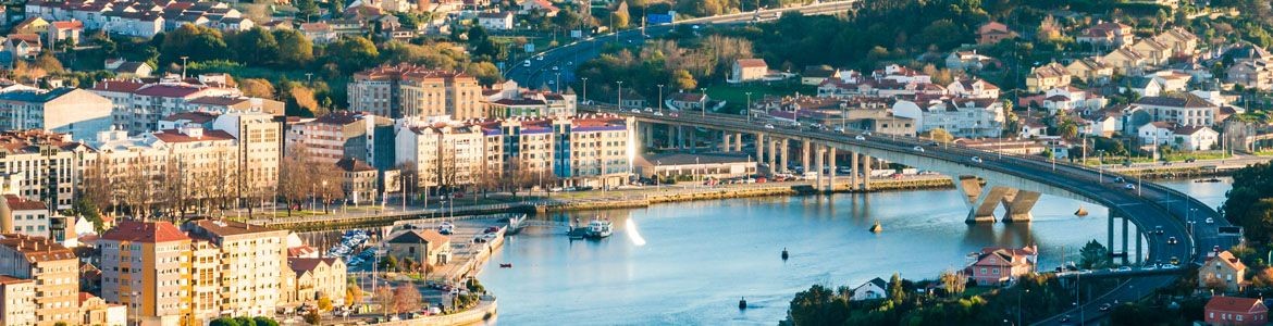 Vista panoramica di Pontevedra