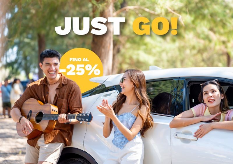 FINO AL -25% 🧳JUST GO‬ 🚘