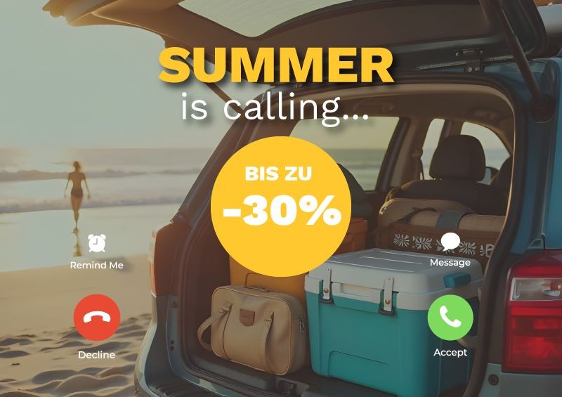 BIS ZU -30% 🌞 DER SOMMER RUFT 📞