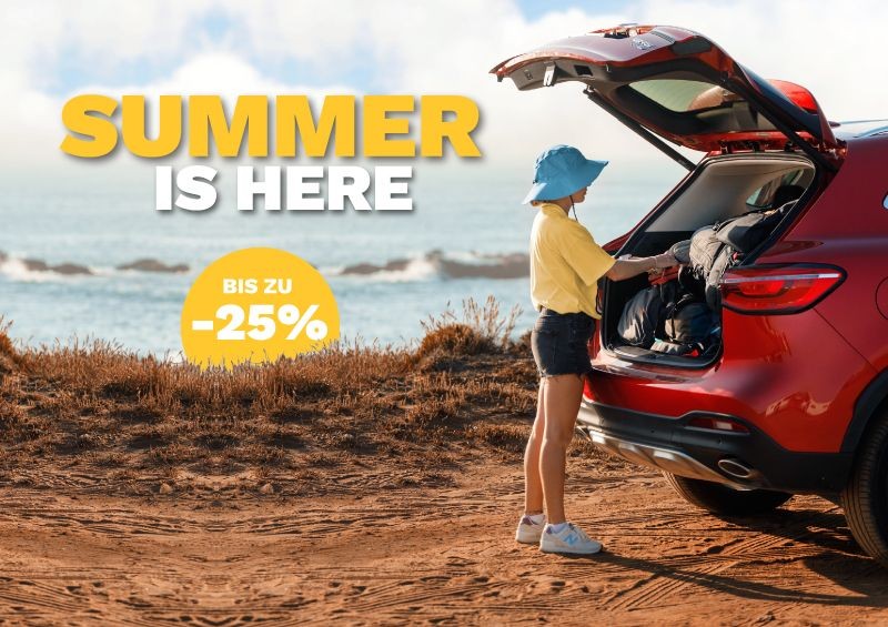 BIS ZU -25% ☀️ Summer is here!
