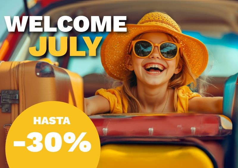 HASTA -30% ☀️ Welcome July!