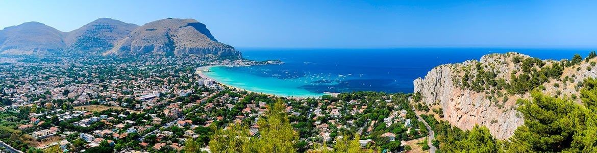 Biluthyrning vid Monte Pellegrino-reservatet och Monreale-stranden i Palermo 