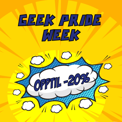Opptil -20 % 🖖 ved Geek Pride Week