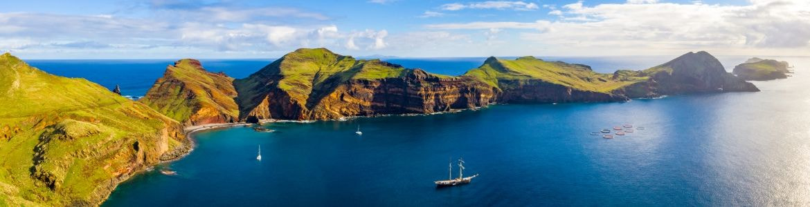 Vistas panorâmicas da Ponta de São Lourenço, Ilha da Madeira