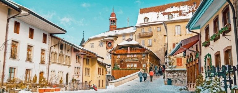 Alps Christmas itinerary for rental car