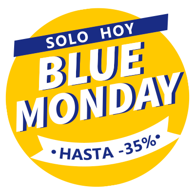Hasta -35% 💙 Blue Monday 💛 