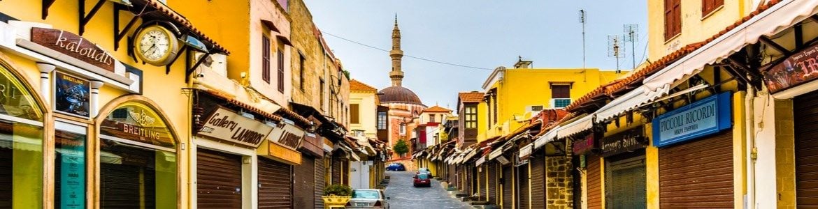 lei din bil på rhodos