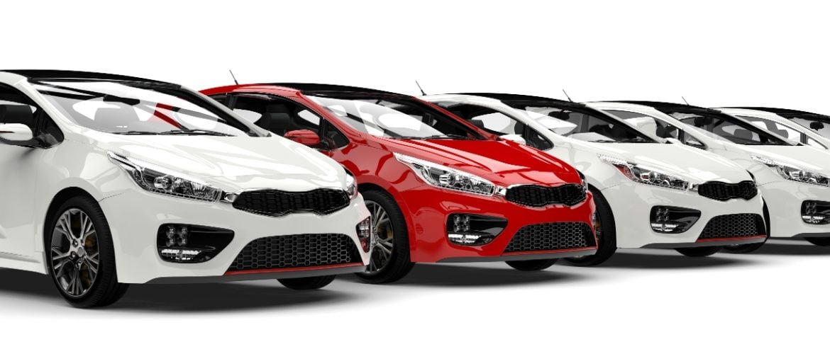 Flotta auto e furgoni di Centauro Rent a Car