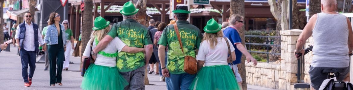 Gente Celebra Saint Patricks day en Benidorm