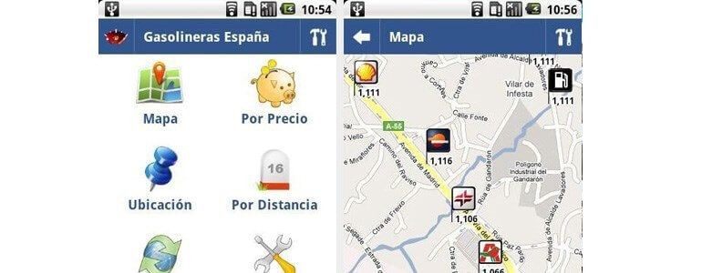 Gasolineras espana APP