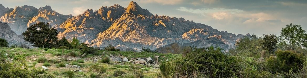 Paesaggio montano nelle montagne di Guadarrama, Madrid