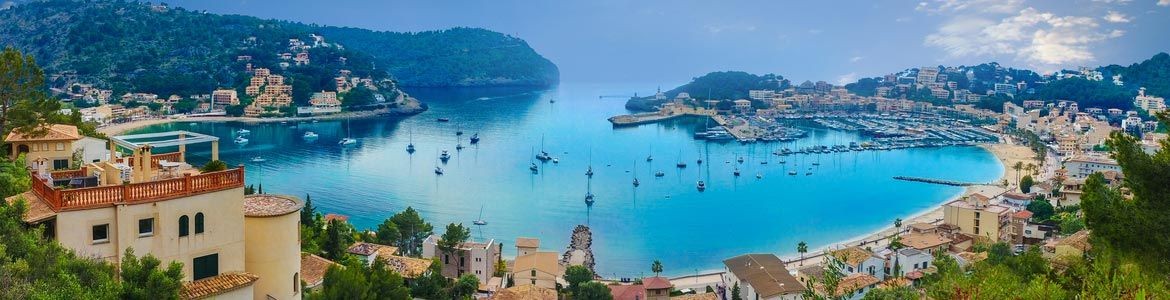 porto Soller nell'isola di Maiorca, in Spagna