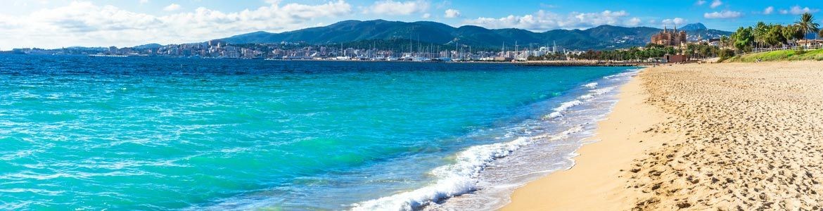 Strand in Palma de Mallorca