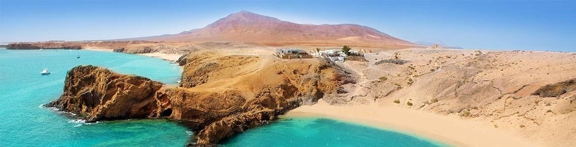 Beste stranden Lanzarote Zuid Huurauto's Centauro Rent a Car