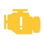 Símbolo averías sistema de control de gases de escape